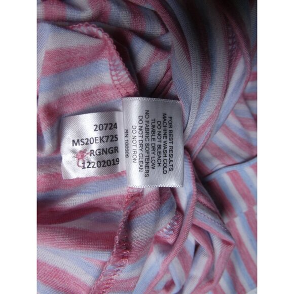 Peter Millar Golf Shirt Pink Stripes Size XL - Picture 7 of 9